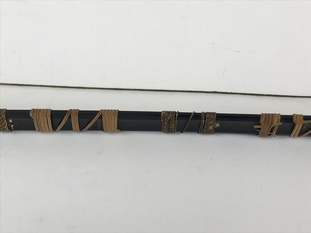 Japanese Boy's Day Bow And Arrow Set Display Vtg Amulet Yumiya Feather ID502