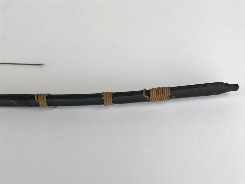 Japanese Boy's Day Bow And Arrow Set Display Vtg Amulet Yumiya Feather ID502