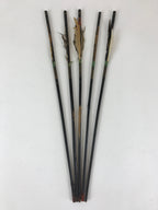 Japanese Boy's Day Bow And Arrow Set Display Vtg Amulet Yumiya Feather ID502