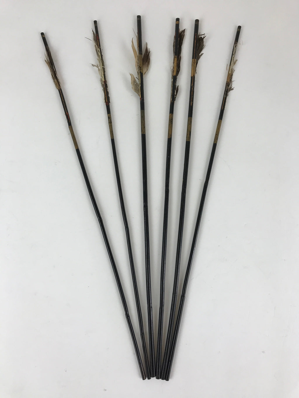Japanese Boy's Day Bow And Arrow Set Display Vtg Amulet Yumiya Feather ID503