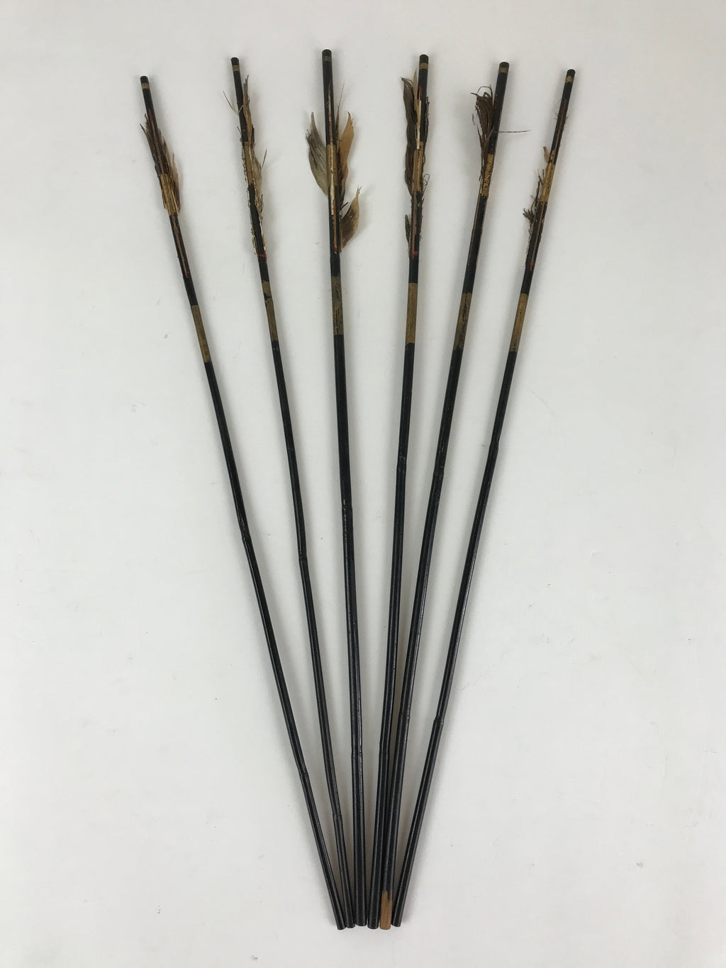 Japanese Boy's Day Bow And Arrow Set Display Vtg Amulet Yumiya Feather ID503