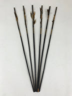 Japanese Boy's Day Bow And Arrow Set Display Vtg Amulet Yumiya Feather ID503