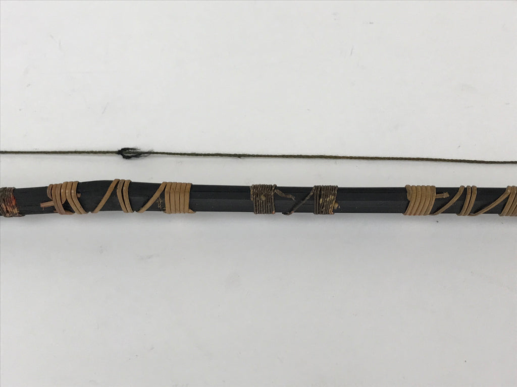Japanese Boy's Day Bow And Arrow Set Display Vtg Amulet Yumiya Feather ID503