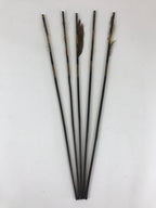 Japanese Boy's Day Bow And Arrow Set Display Vtg Amulet Yumiya Feather ID503