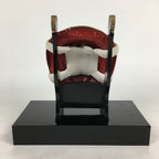 Japanese Boy's Day Papier-mache Helmet And Stand Set Vtg Armor ID399