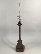 Japanese Boy's Day Sword Display Vtg Stand Katana Metal Wood ID341
