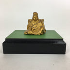 Japanese Brass 7 Lucky Gods Statue Benzaiten Vtg Golden Figurine Okimono BD712