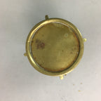 Japanese Brass Buddhist Altar Fitting Flower Vase Vtg Stand Butsudan BU83