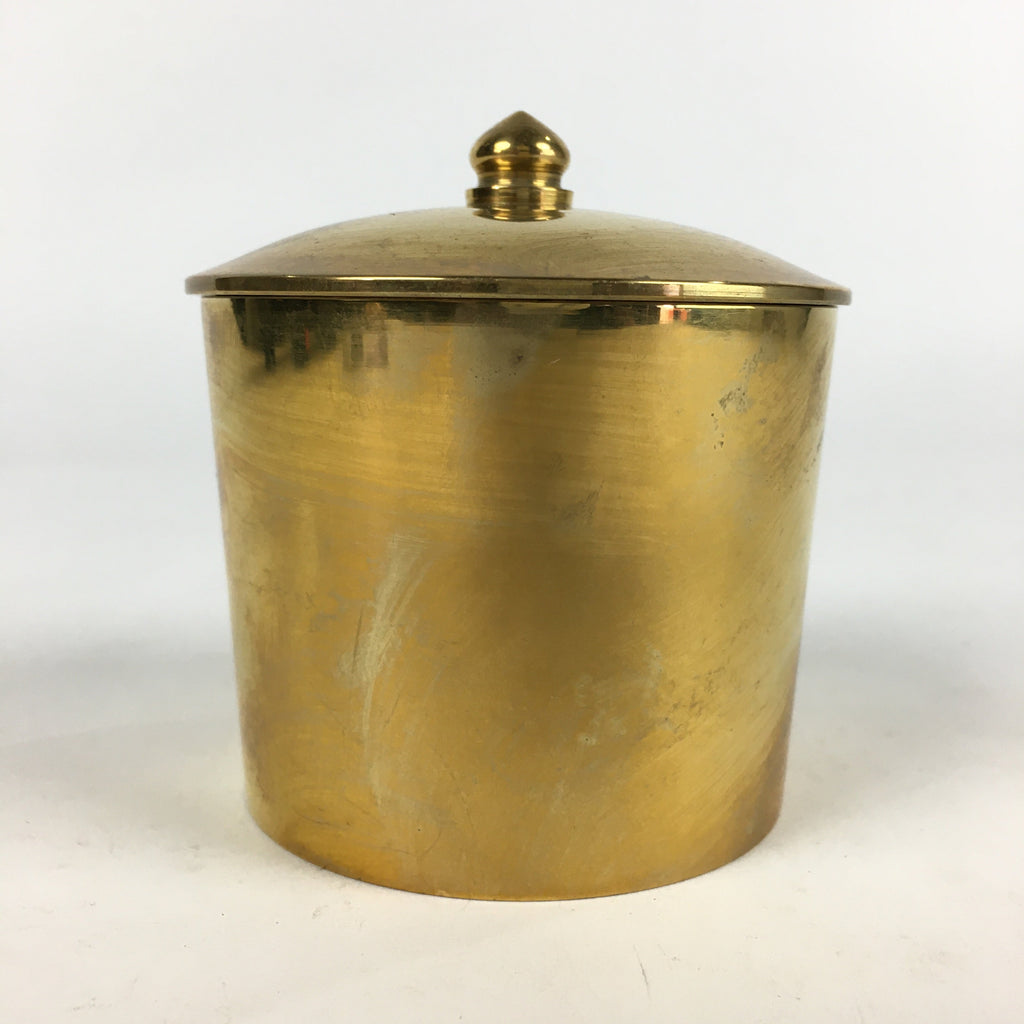 Japanese Brass Incense Burner Koro Vtg Buddhist Alter Fitting Butsugu BU714