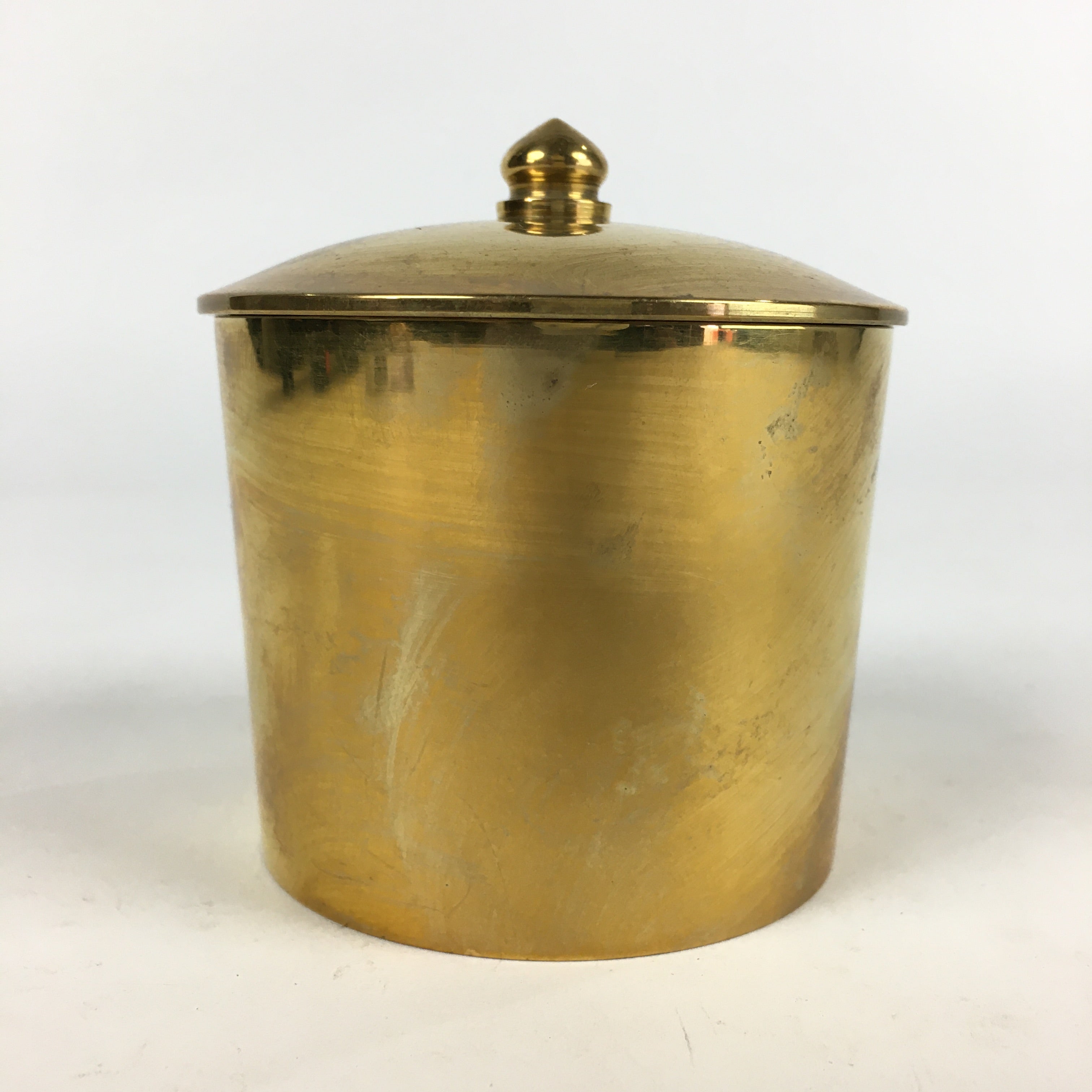 Japanese Brass Incense Burner Koro Vtg Buddhist Alter Fitting Butsugu BU714