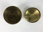 Japanese Brass Incense Burner Koro Vtg Buddhist Alter Fitting Butsugu BU714