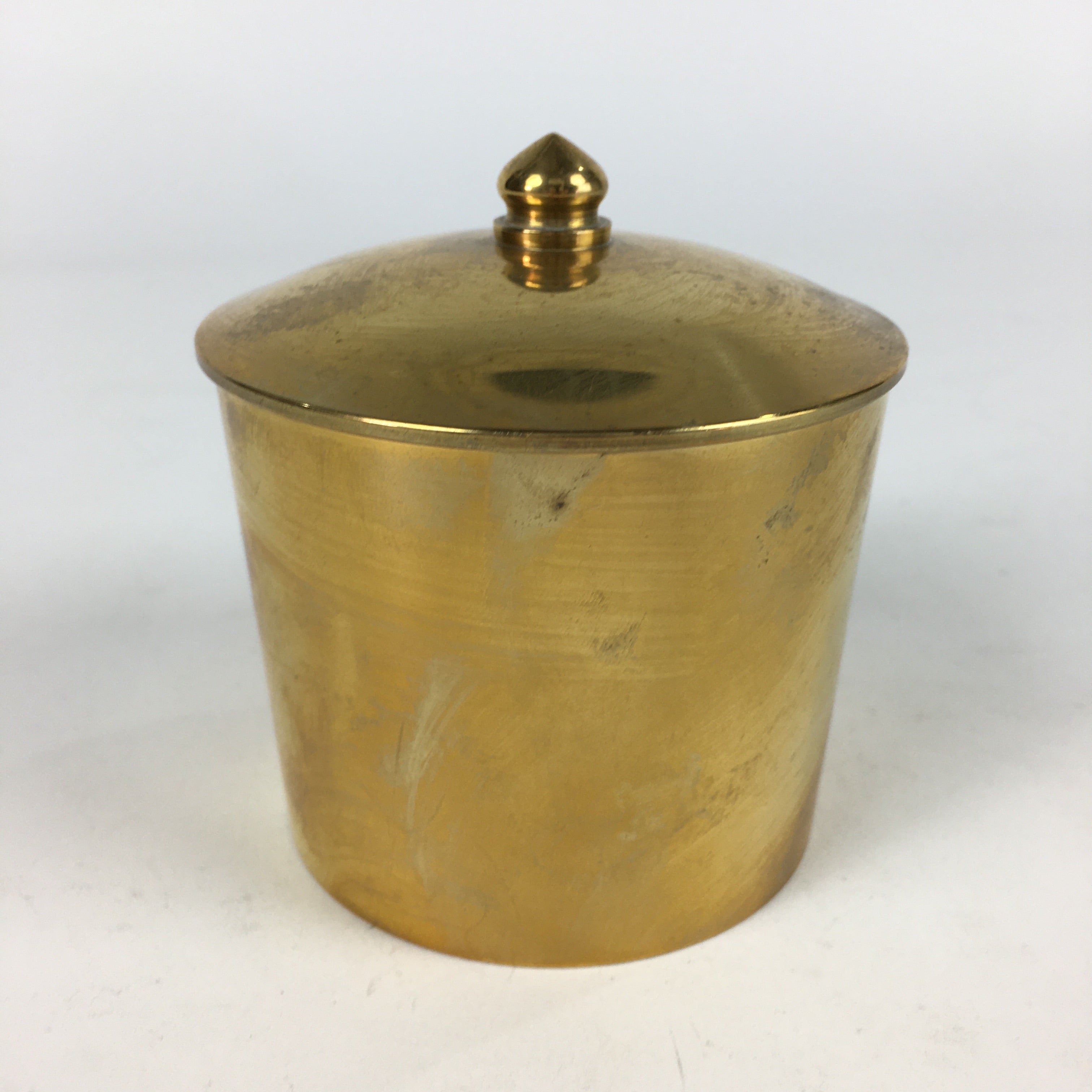 Japanese Brass Incense Burner Koro Vtg Buddhist Alter Fitting Butsugu BU714
