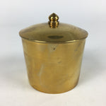 Japanese Brass Incense Burner Koro Vtg Buddhist Alter Fitting Butsugu BU714
