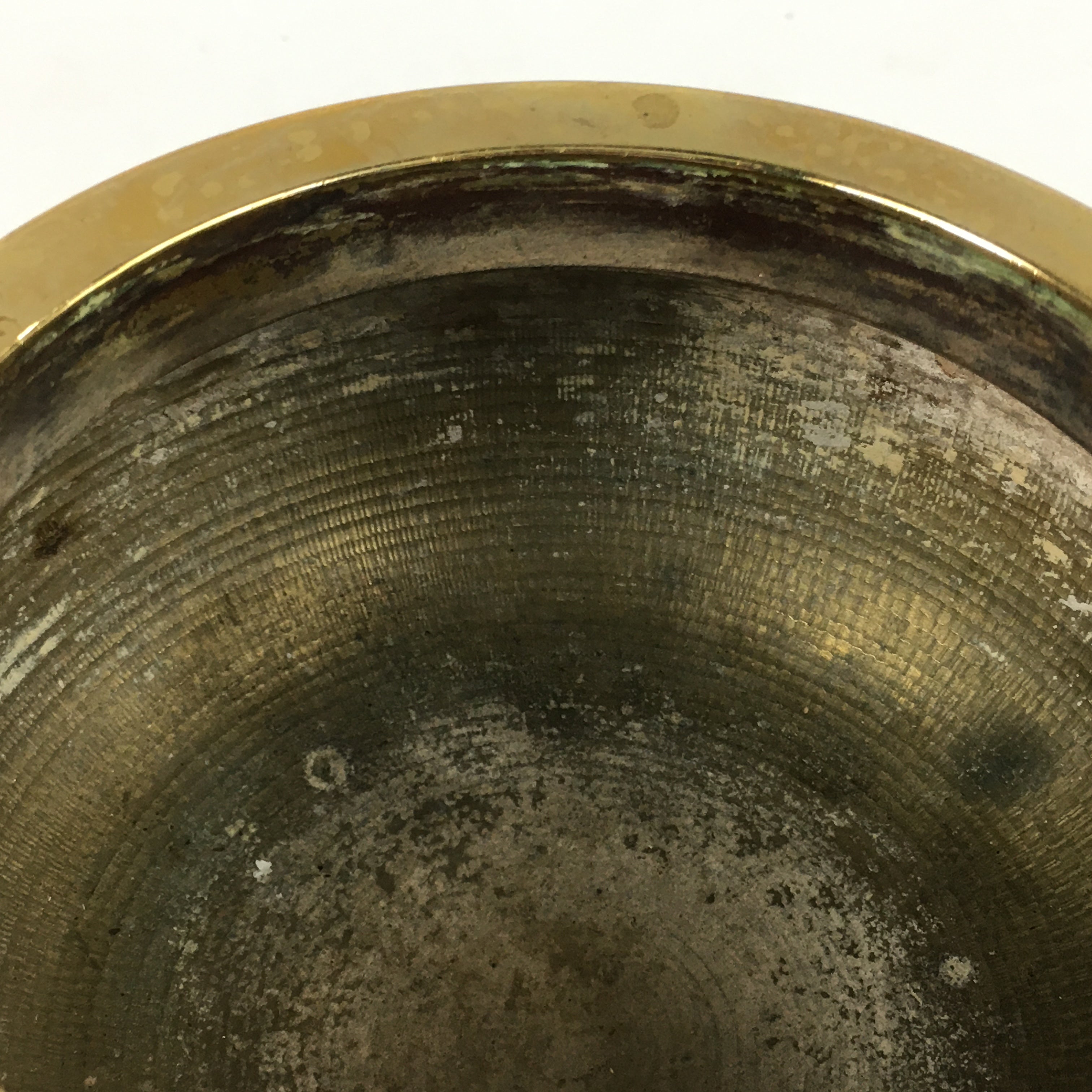 Japanese Brass Incense Burner Koro Vtg Buddhist Alter Fitting Butsugu BU724