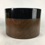 Japanese Brazier Ash Pot Fire Pit Vtg Brass Tea Ceremony Brown Hibachi H38