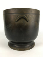 Japanese Brazier Gotoku Tea Ceremony Vtg Copper Fire Pit Ash Pot Hibachi H43