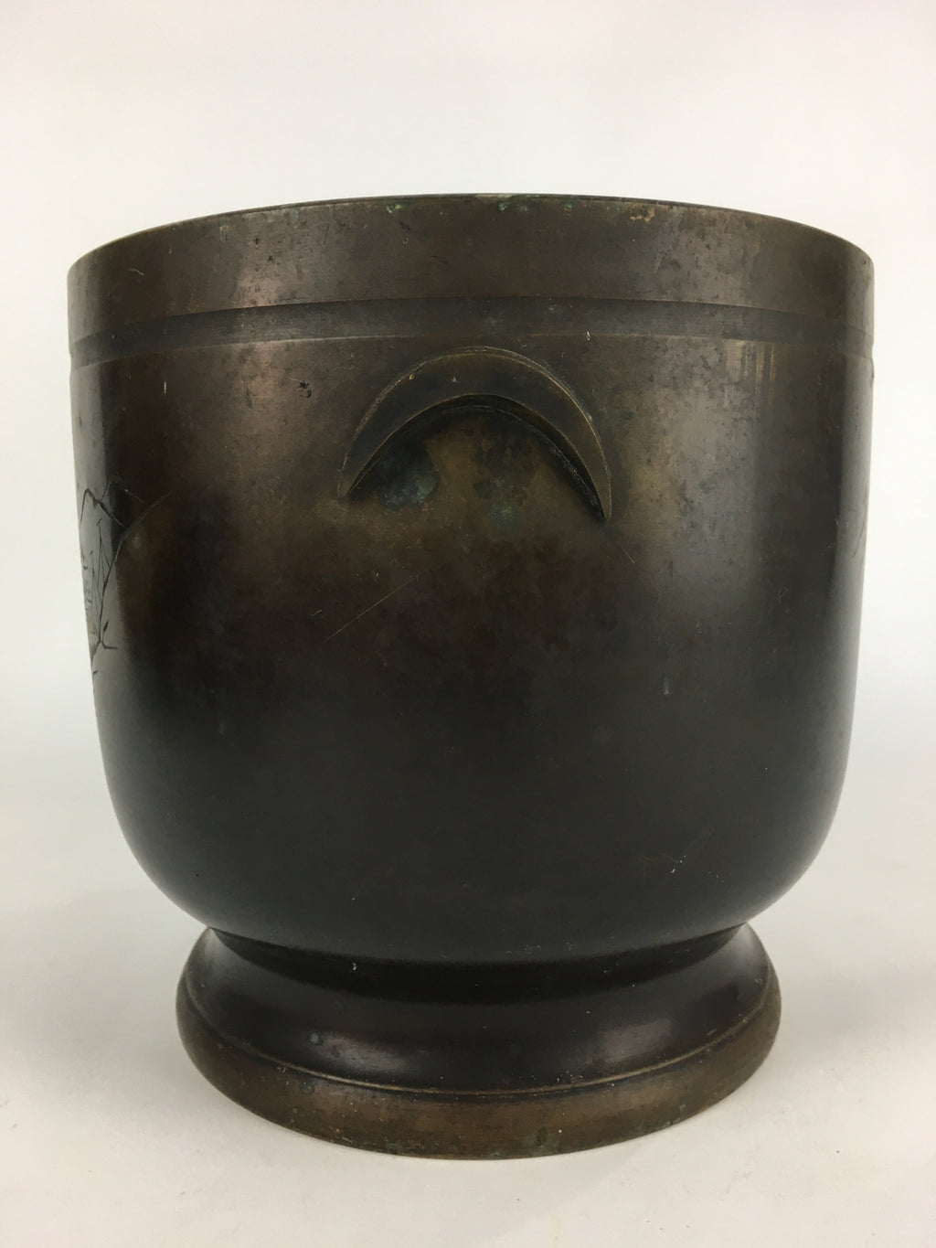 Japanese Brazier Gotoku Tea Ceremony Vtg Copper Fire Pit Ash Pot Hibachi H43
