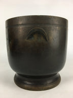 Japanese Brazier Gotoku Tea Ceremony Vtg Copper Fire Pit Ash Pot Hibachi H43
