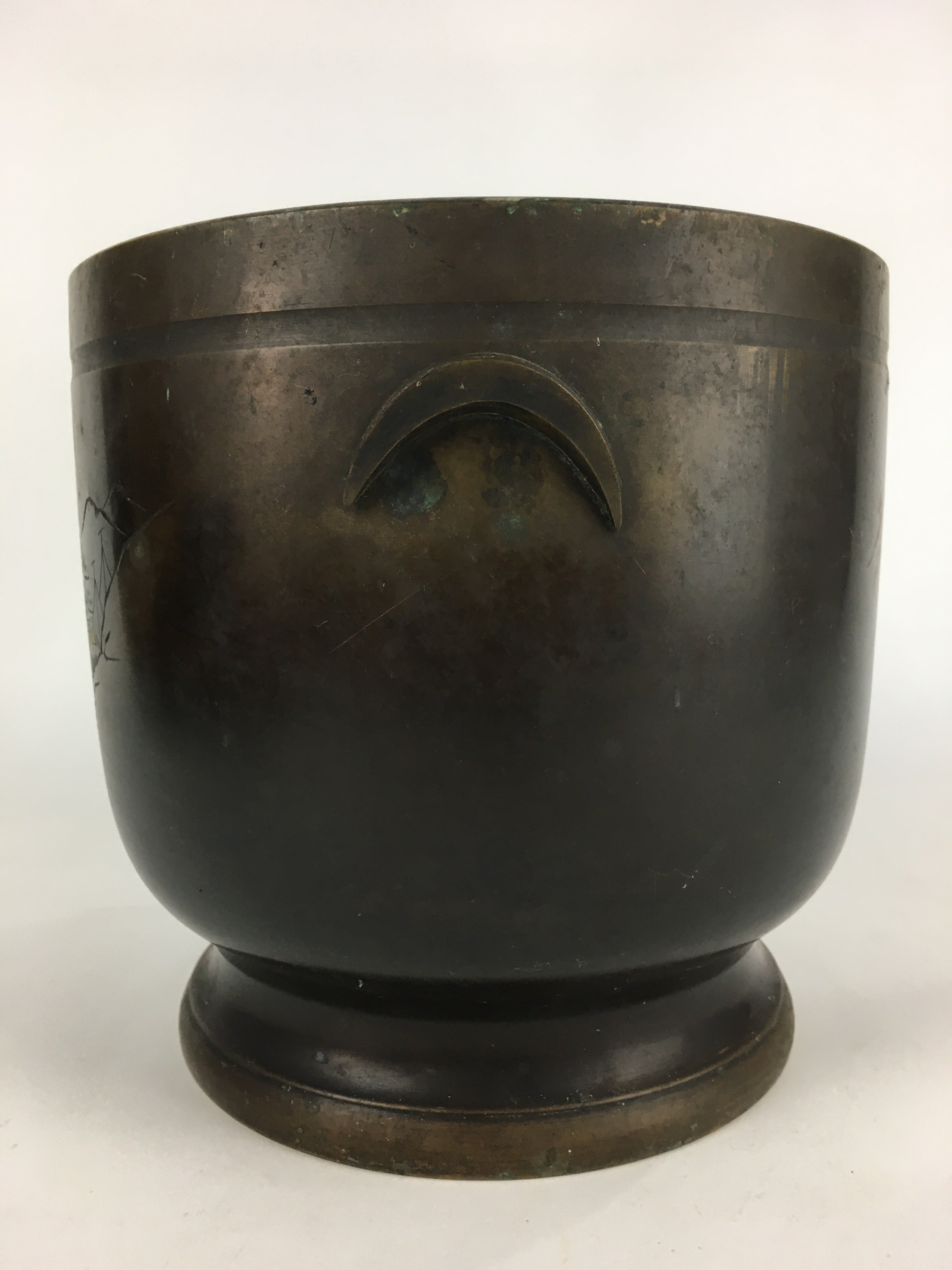 Japanese Brazier Gotoku Tea Ceremony Vtg Copper Fire Pit Ash Pot Hibachi H43