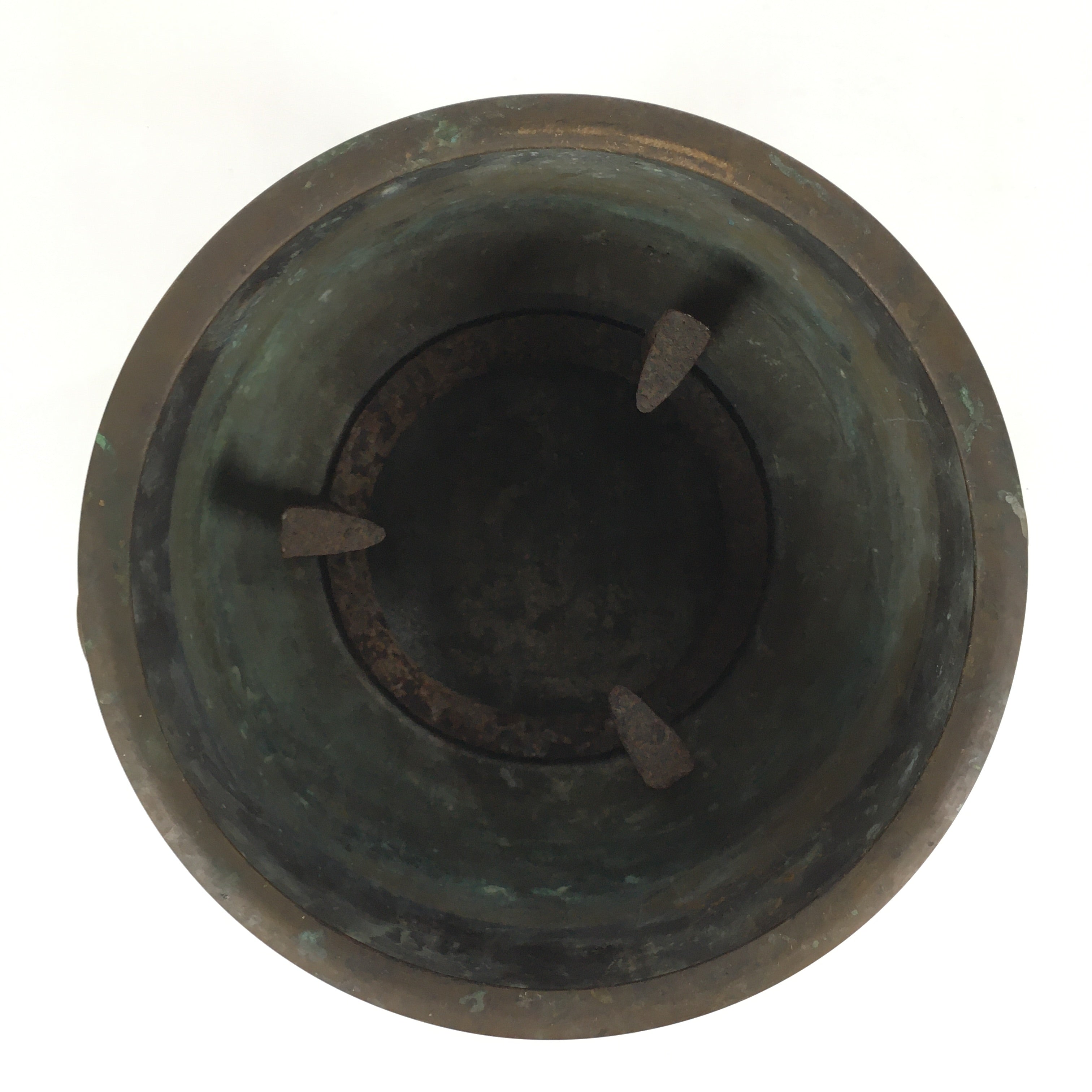 Japanese Brazier Gotoku Tea Ceremony Vtg Copper Fire Pit Ash Pot Hibachi H43
