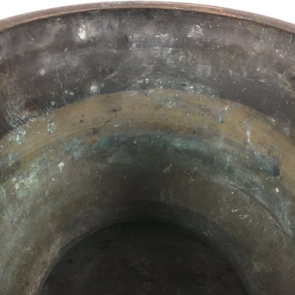 Japanese Brazier Gotoku Tea Ceremony Vtg Copper Fire Pit Ash Pot Hibachi H43