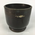 Japanese Brazier Tea Ceremony Copper Fire Pit Ash Pot Hibachi BU443