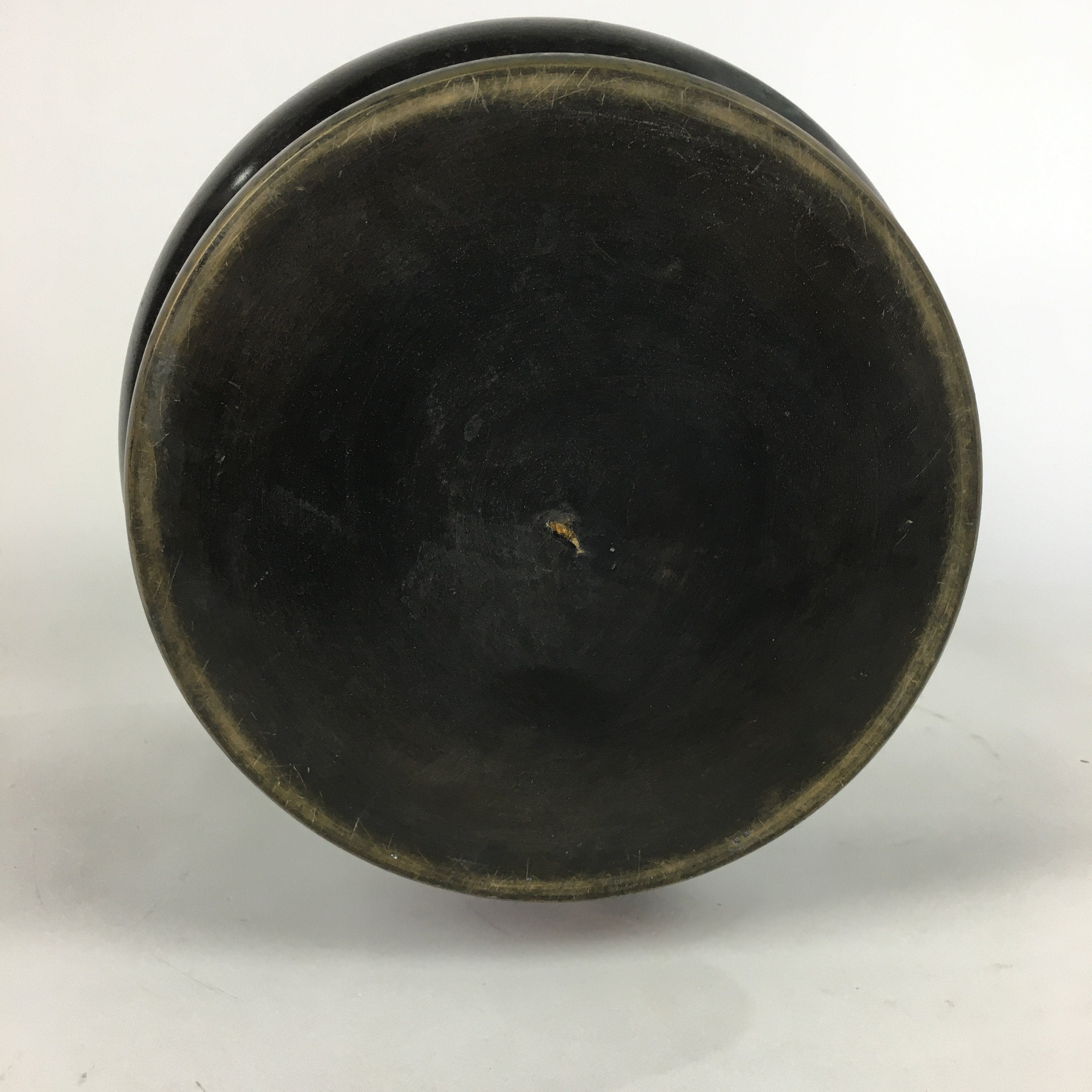 Japanese Brazier Tea Ceremony Vtg Copper Fire Pit Ash Pot Hibachi Brown H37