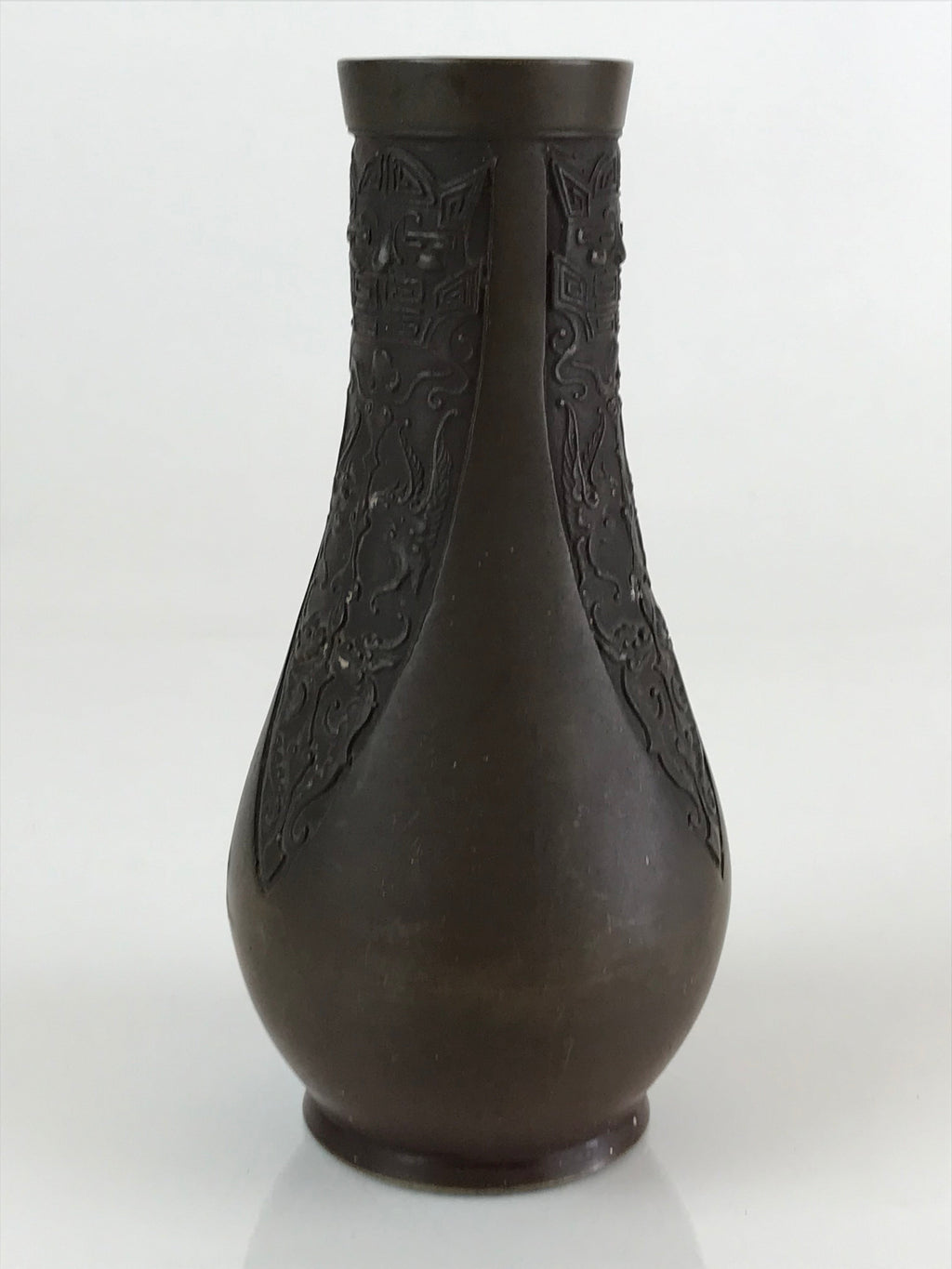 Japanese Bronze Buddhist Altar Fitting Flower Vase Vtg Butsudan BU743