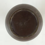Japanese Bronze Buddhist Altar Fitting Flower Vase Vtg Butsudan BU743
