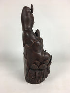 Japanese Bronze Buddhist Statue Vtg Figurine Kannon Bosatsu Buddha BD686