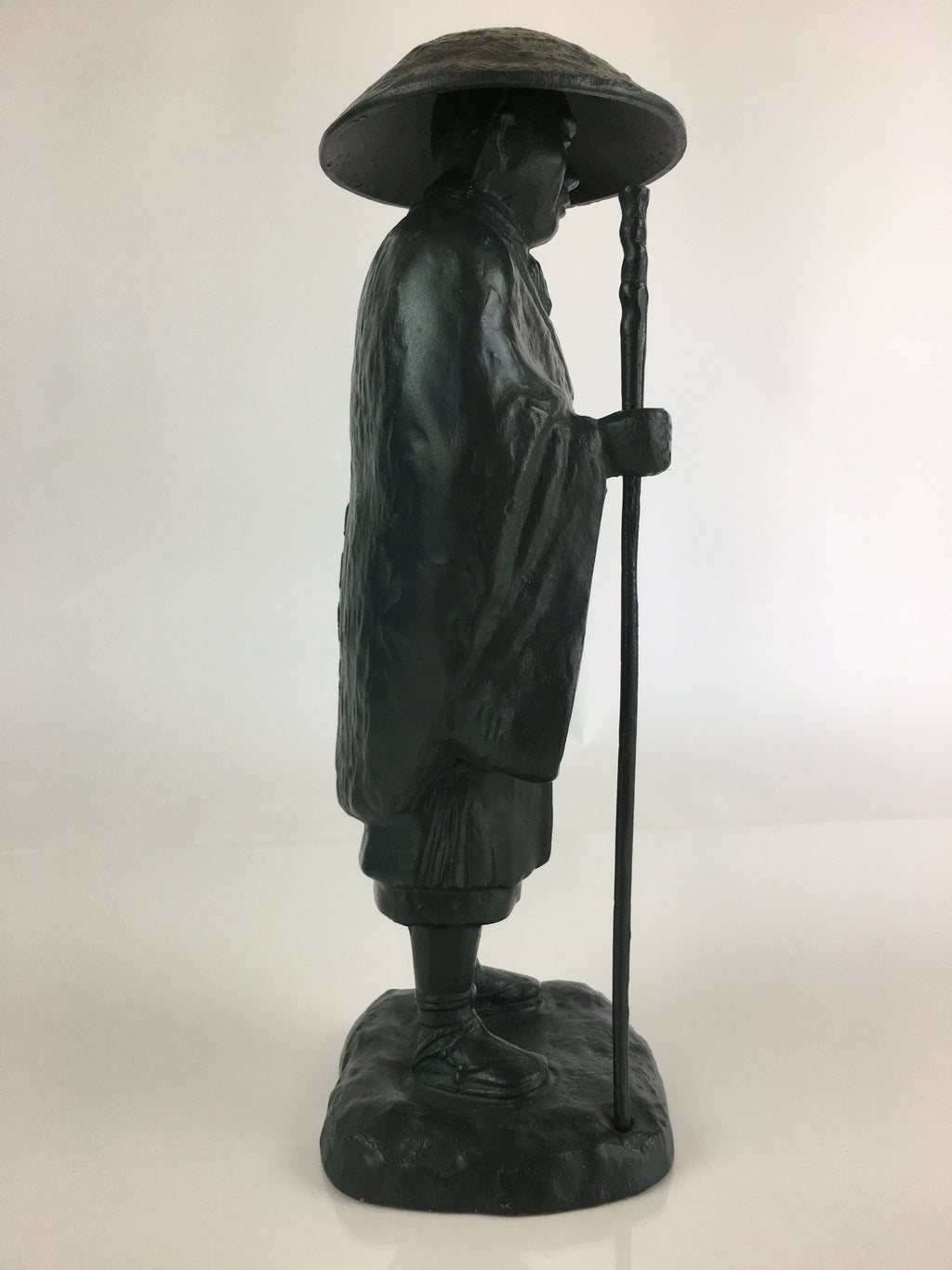 Japanese Bronze Buddhist Statue Vtg Figurine Monk Shinran-Shonin BD821