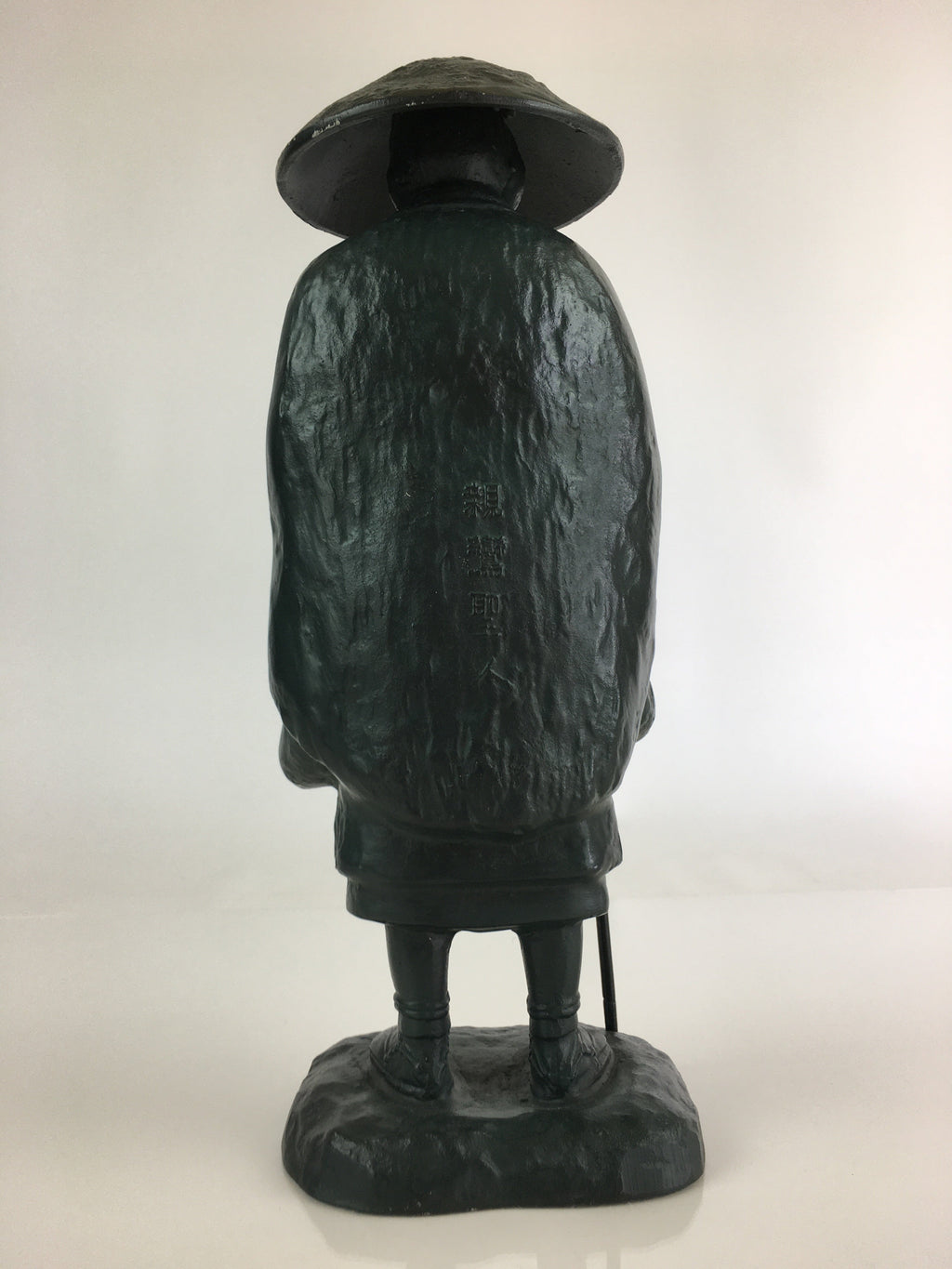 Japanese Bronze Buddhist Statue Vtg Figurine Monk Shinran-Shonin BD821