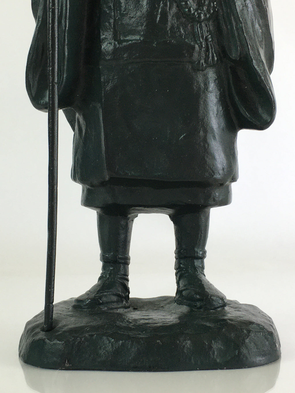 Japanese Bronze Buddhist Statue Vtg Figurine Monk Shinran-Shonin BD821