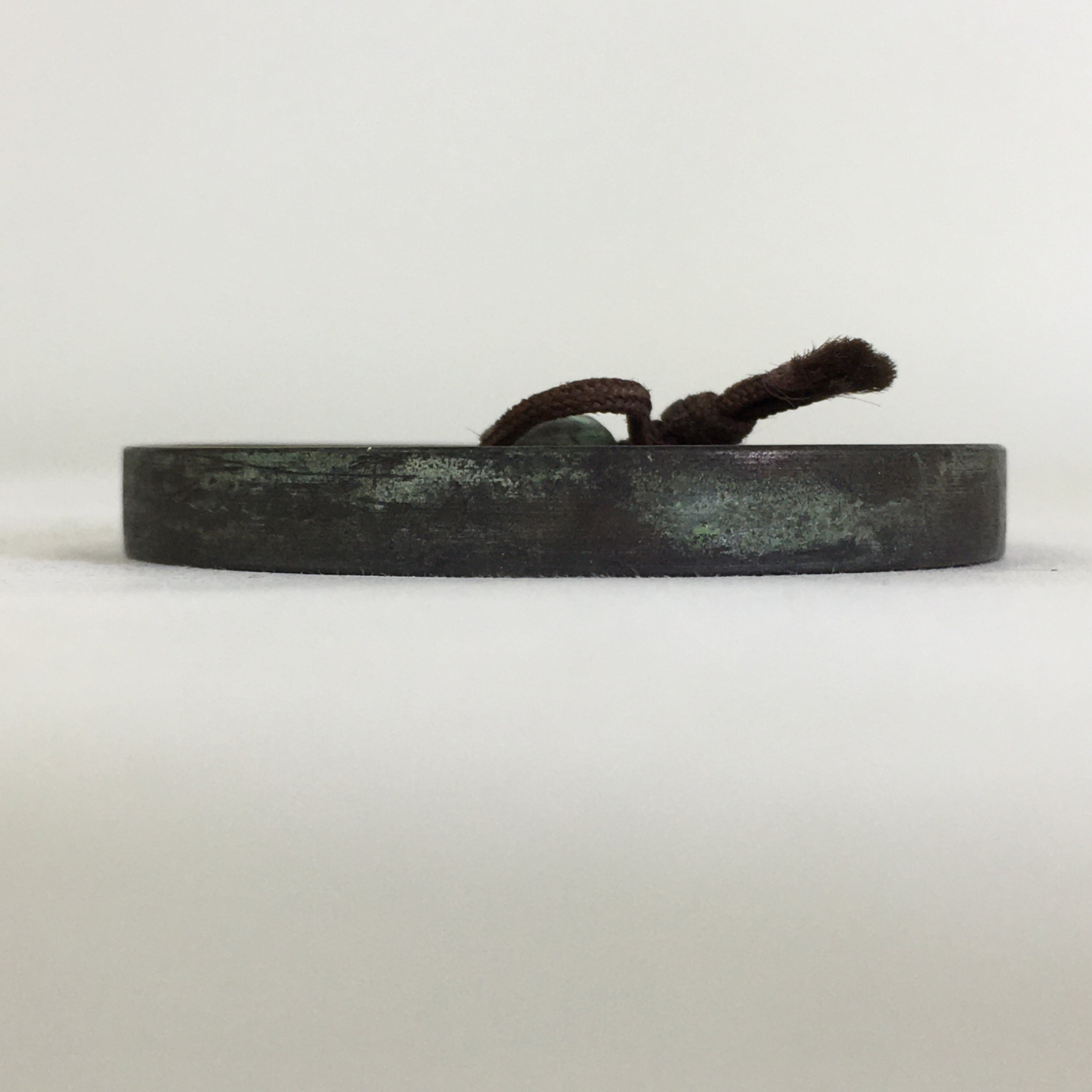 Japanese Bronze Bunchin Display Medal Paperweight Coin Atsuta-Jingu Shrine JK324