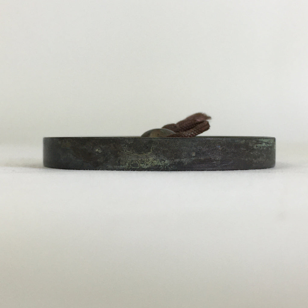 Japanese Bronze Bunchin Display Medal Paperweight Coin Atsuta-Jingu Shrine JK324