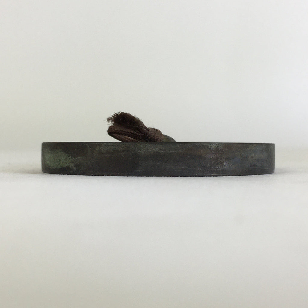 Japanese Bronze Bunchin Display Medal Paperweight Coin Atsuta-Jingu Shrine JK324