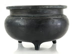 Japanese Bronze Incense Burner Koro Vtg Buddhist Alter Fitting Butsugu BU794