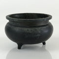 Japanese Bronze Incense Burner Koro Vtg Buddhist Alter Fitting Butsugu BU794