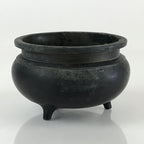 Japanese Bronze Incense Burner Koro Vtg Buddhist Alter Fitting Butsugu BU794