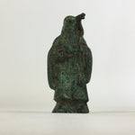 Japanese Bronze Small Figurine Vtg Fukurokuju 7 Lucky Gods Paper Weight JK315