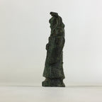Japanese Bronze Small Figurine Vtg Fukurokuju 7 Lucky Gods Paper Weight JK315