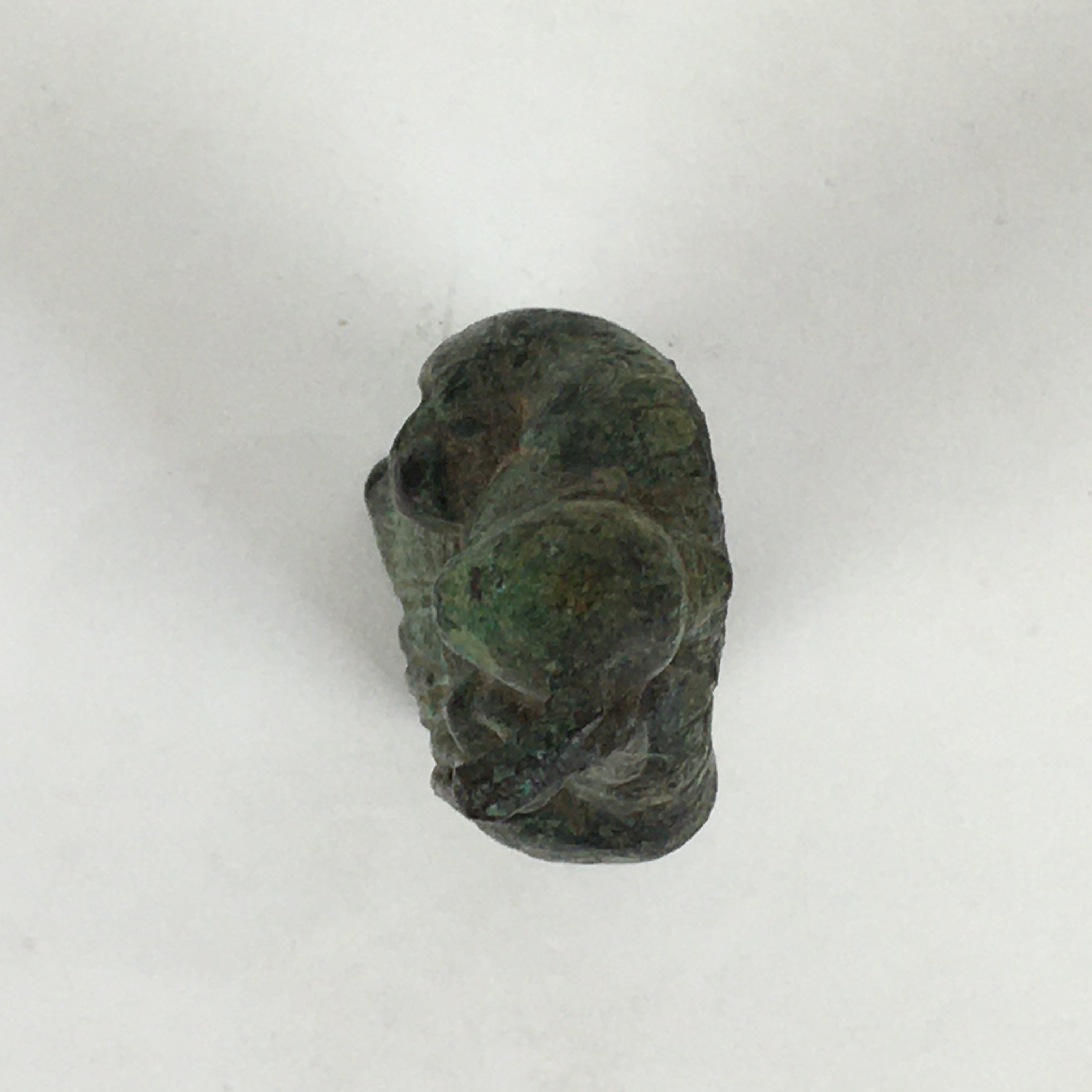 Japanese Bronze Small Figurine Vtg Fukurokuju 7 Lucky Gods Paper Weight JK315