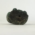 Japanese Bronze Small Figurine Vtg Fukurokuju 7 Lucky Gods Paper Weight JK315