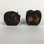 Japanese Bronze Statue Vtg 7 Lucky Gods Ebisu Daikokuten Wooden Box PX543