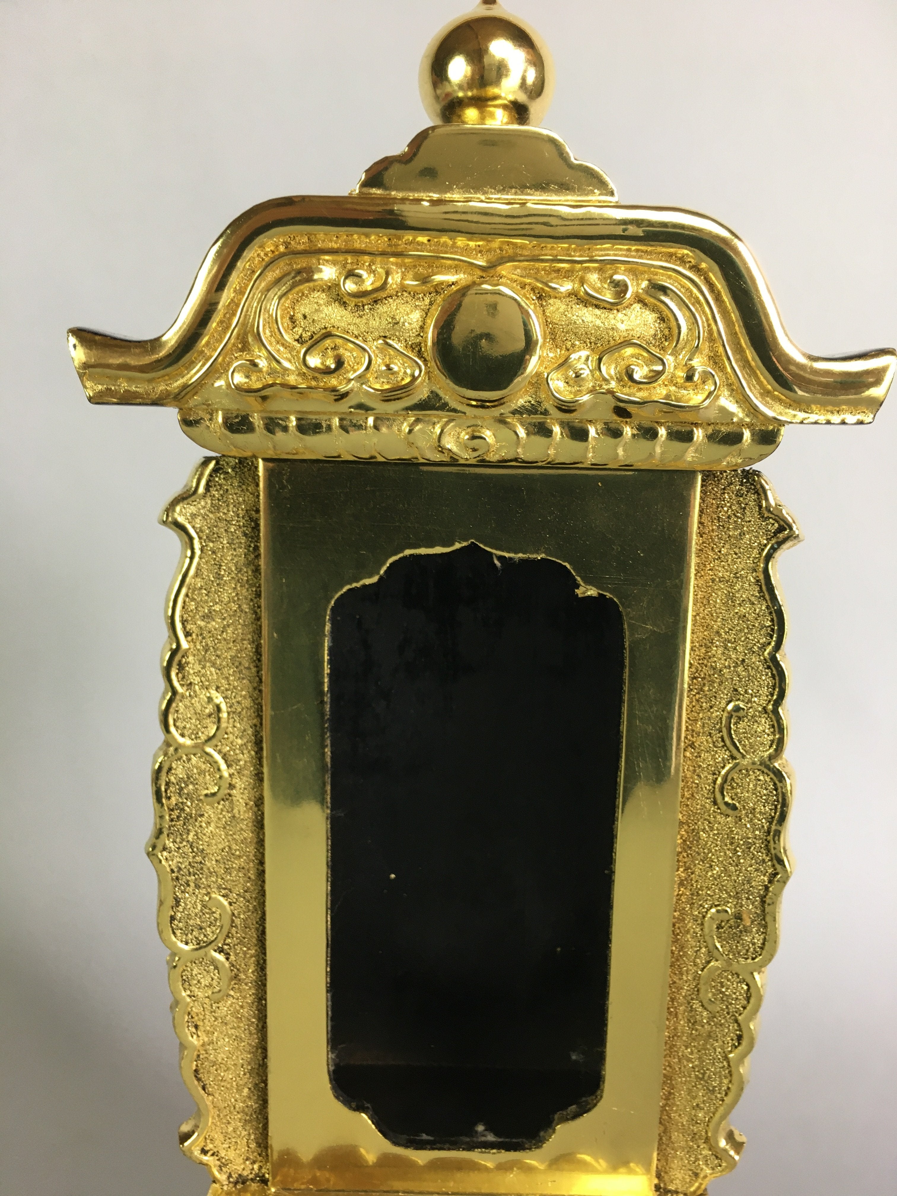 Japanese Buddhism Spiritual Tablet Buddhist Altar Vtg Wood Lacquer Ihai BU391