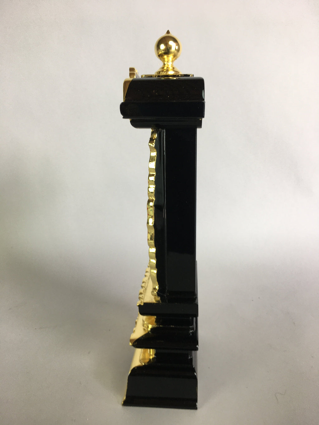 Japanese Buddhism Spiritual Tablet Buddhist Altar Vtg Wood Lacquer Ihai BU391