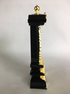 Japanese Buddhism Spiritual Tablet Buddhist Altar Vtg Wood Lacquer Ihai BU391