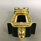 Japanese Buddhism Spiritual Tablet Buddhist Altar Vtg Wood Lacquer Ihai BU391