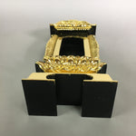 Japanese Buddhism Spiritual Tablet Buddhist Altar Vtg Wood Lacquer Ihai BU393