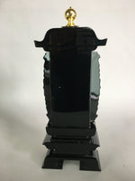 Japanese Buddhism Spiritual Tablet Buddhist Altar Vtg Wood Lacquer Ihai BU393